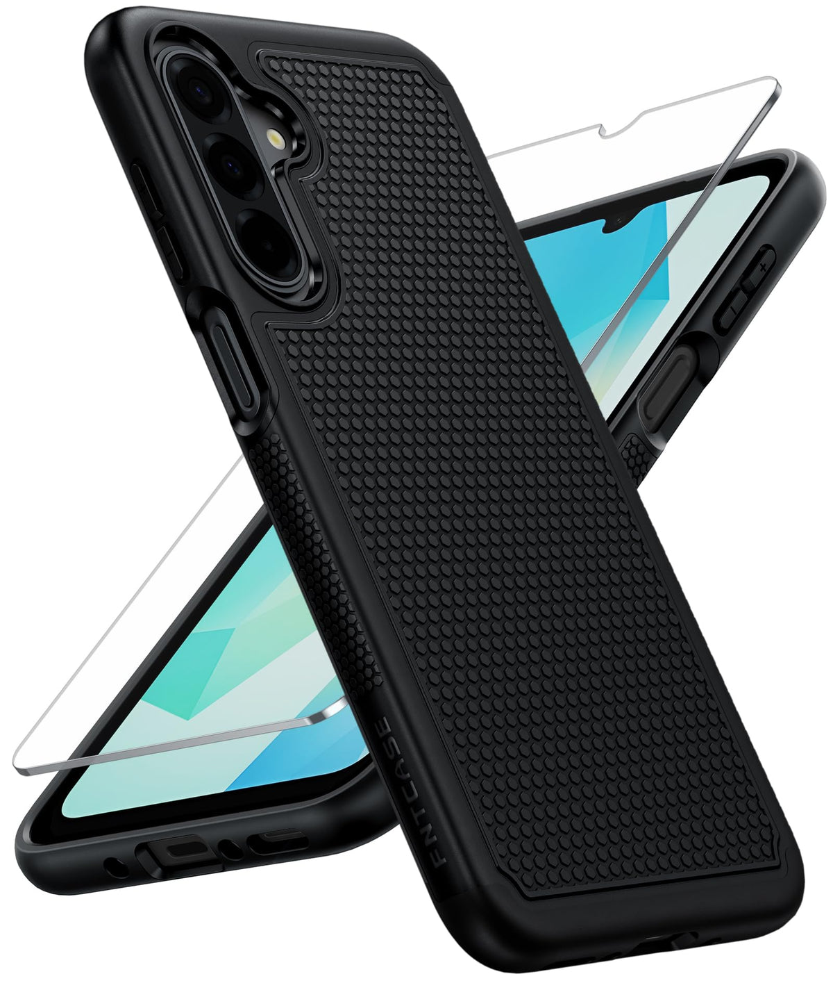 FNTCASE for Google Pixel 9a Case: Green Non Slip Textured
