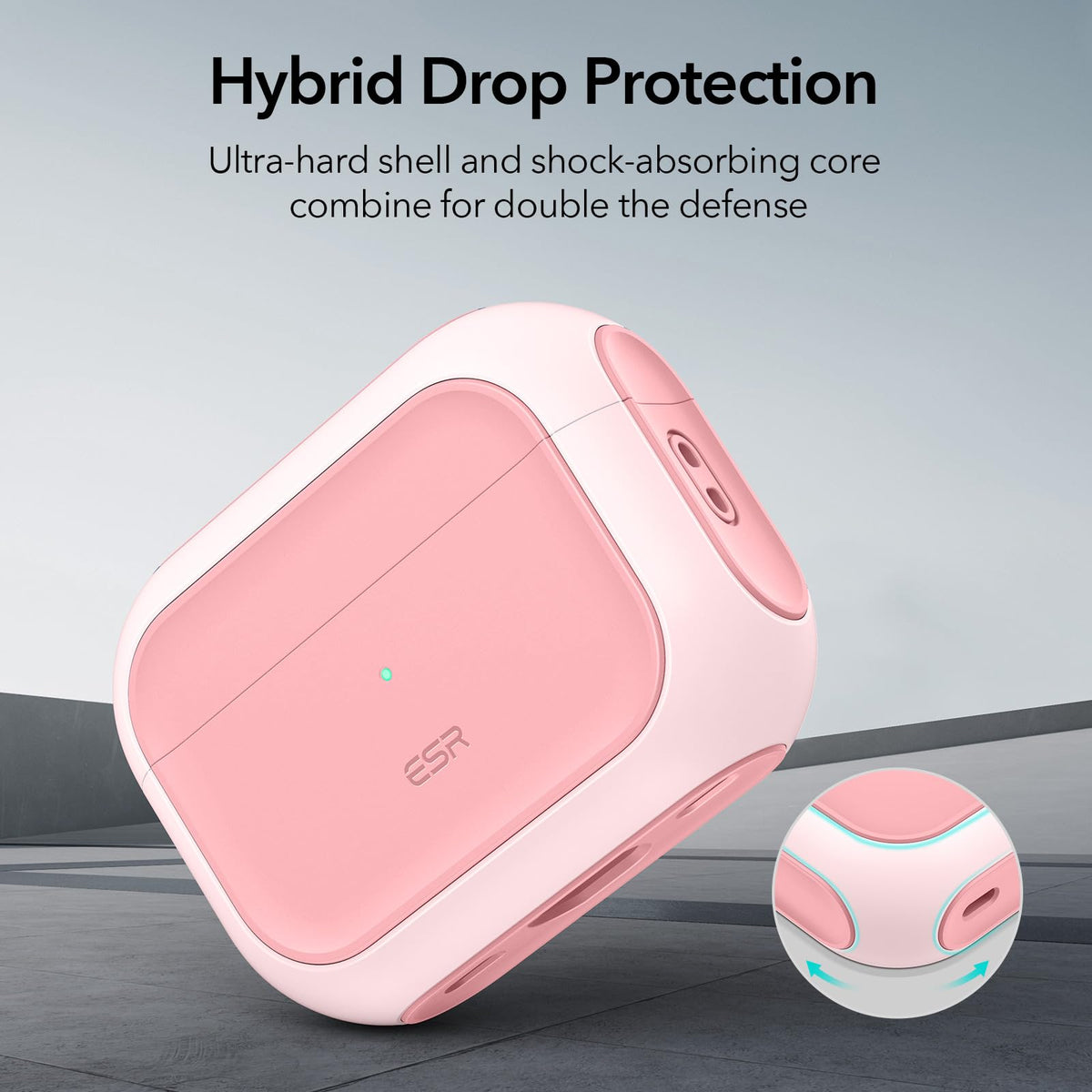 ESR for AirPods Pro 2 Case, Compatible with MagSafe, White