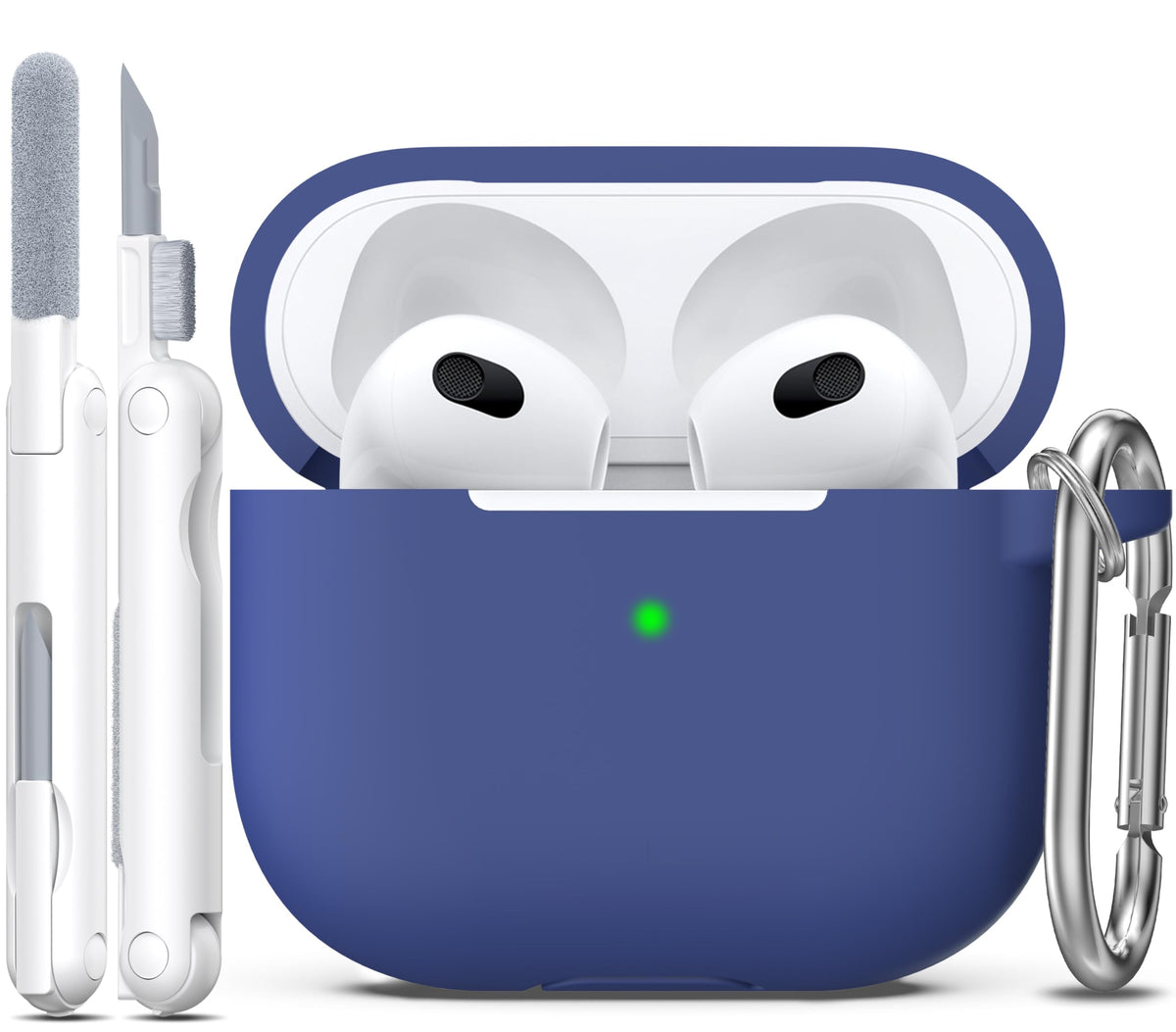 R-fun for AirPods 2nd/1st Case Silicone Cover, Banana Violet