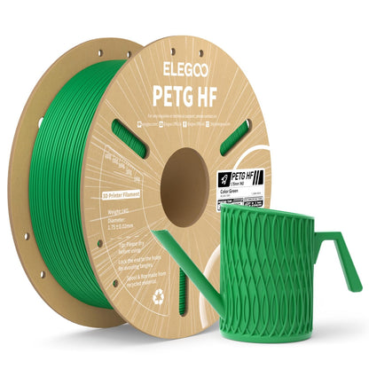 ELEGOO Rapid PETG 3D Printer Filament 1.75mm Black 1KG