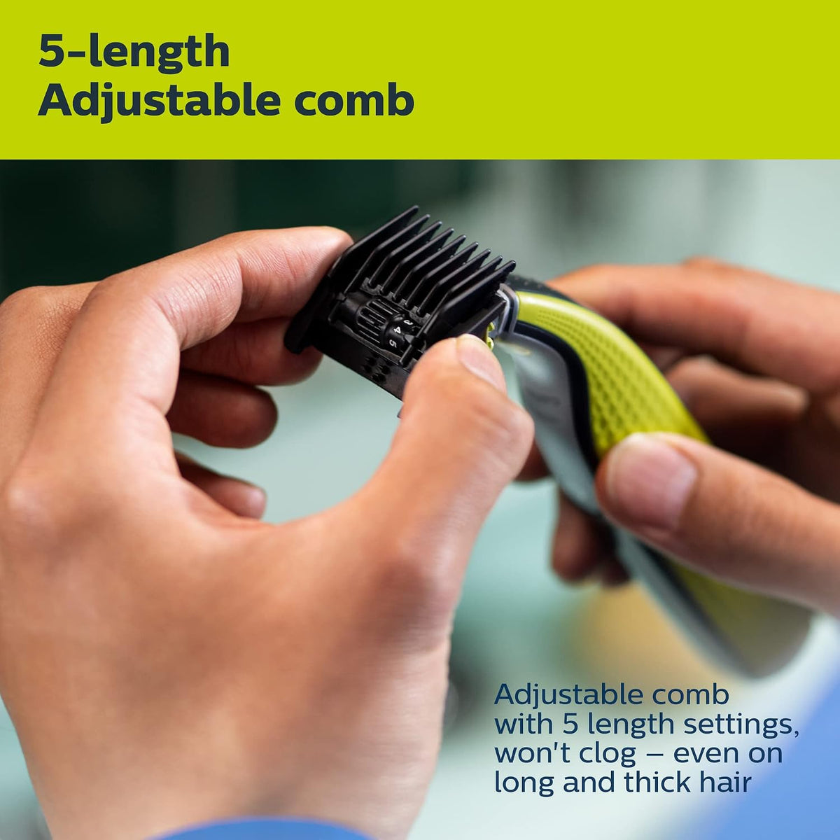 Philips Norelco OneBlade 360 Hybrid Face + Body Trimmer and Shaver