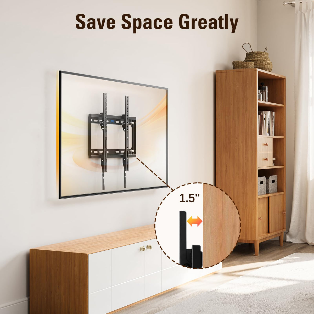 Mounting Dream Full Motion TV Wall Mount for Most 42-90 Inch TV Heavy Duty