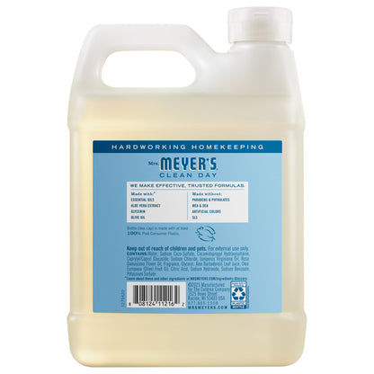 MRS. MEYER'S CLEAN DAY Hand Soap Refill, Lemon Verbena Scent, 33 Fl Oz Bottle