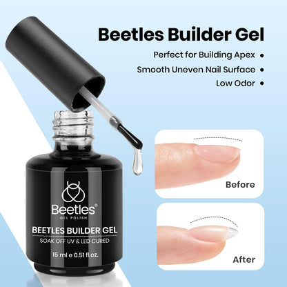 Beetles Nail Dehydrator and Primer Set 2Pcs 15 ml