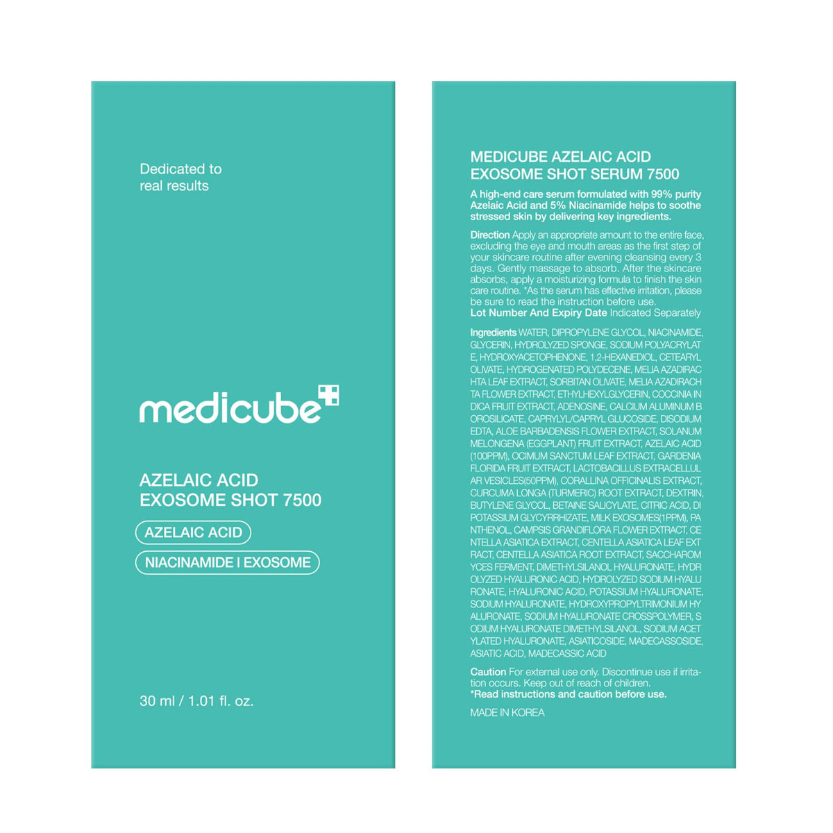 medicube Exosome Shot Zero 2,000 PPM Spicule Facial Serum For Pores & Sebum