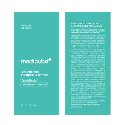 medicube Exosome Shot Zero 2,000 PPM Spicule Facial Serum For Pores & Sebum