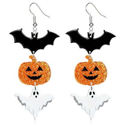 Hocus Pocus Earrings for Women Spooky Witch Halloween Pumpkin Earrings Halloween Accessories Witch Jewelry