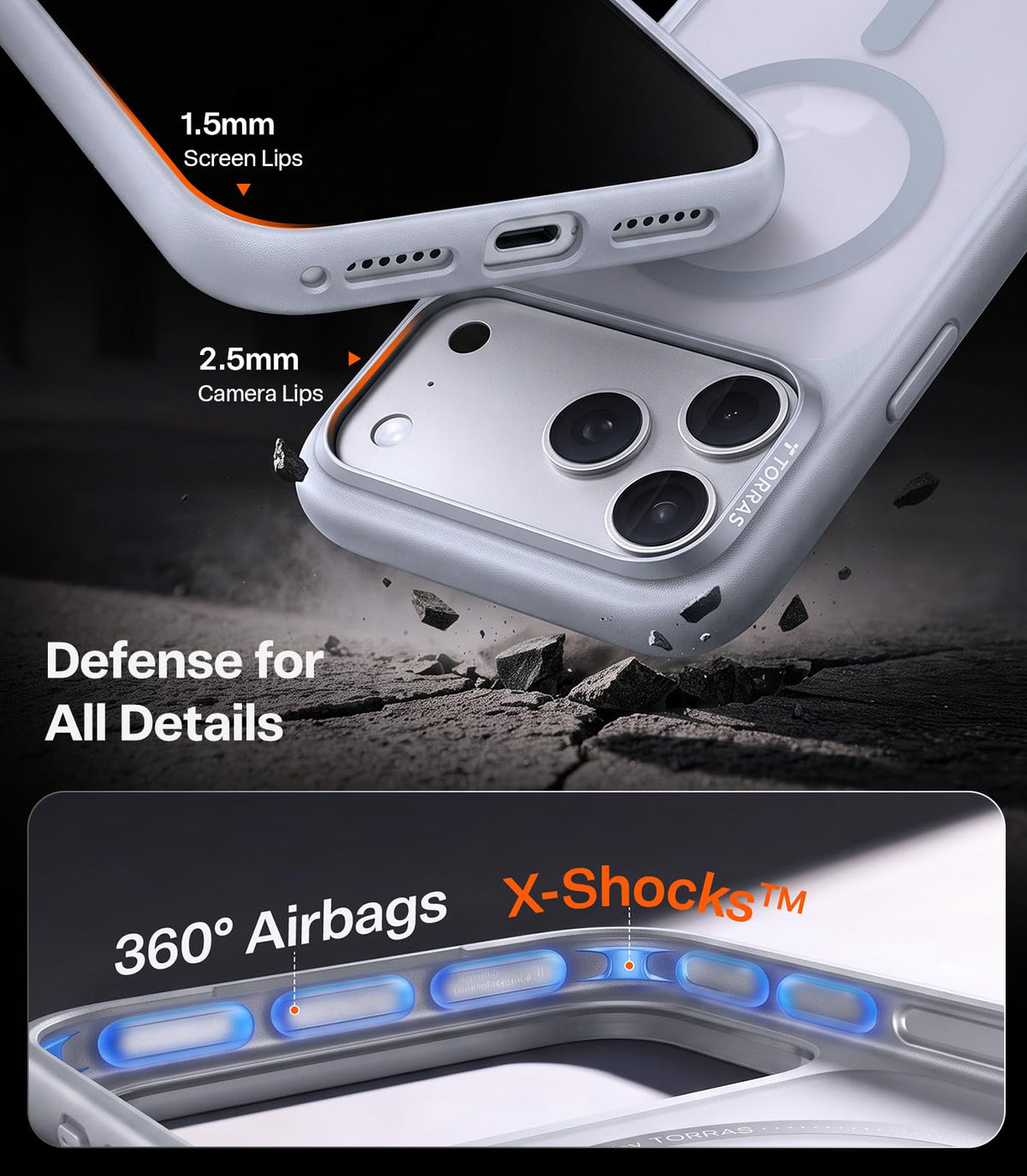 TORRAS Stronger Magnetic & Shockproof for iPhone 18 Pro Max Case Burgundy