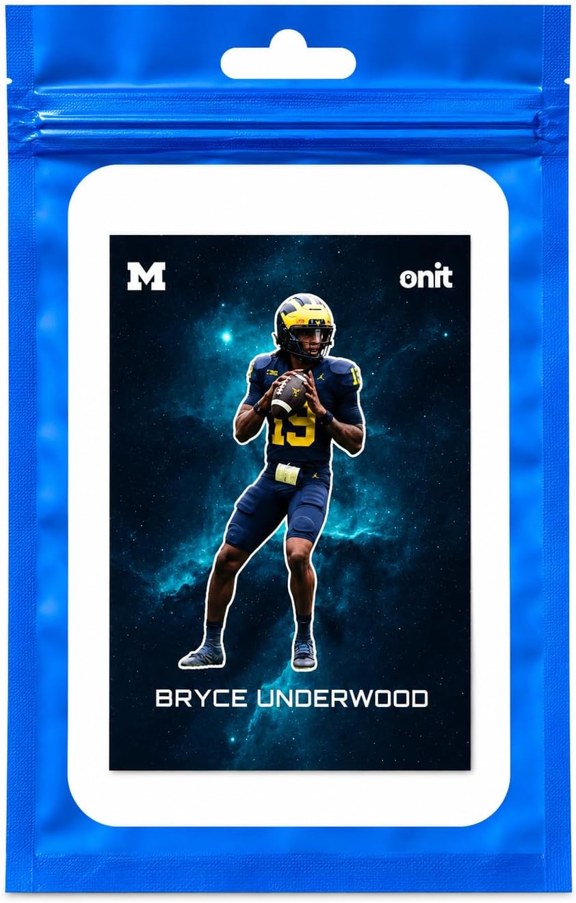 College Football 20 Card Jumbo Pack (1 Autograph + 1 Insert) (Michigan Wolverines)