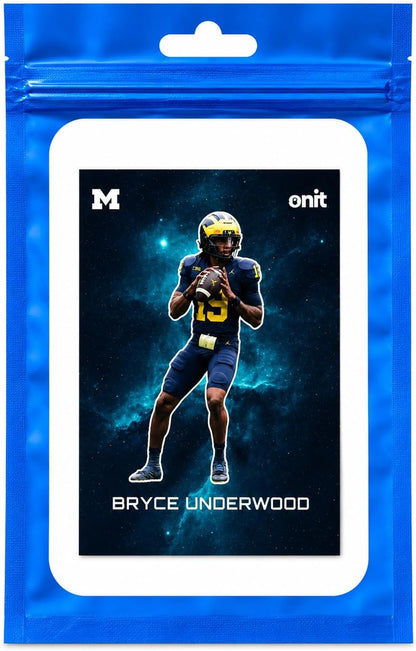 College Football 20 Card Jumbo Pack (1 Autograph + 1 Insert) (Michigan Wolverines)