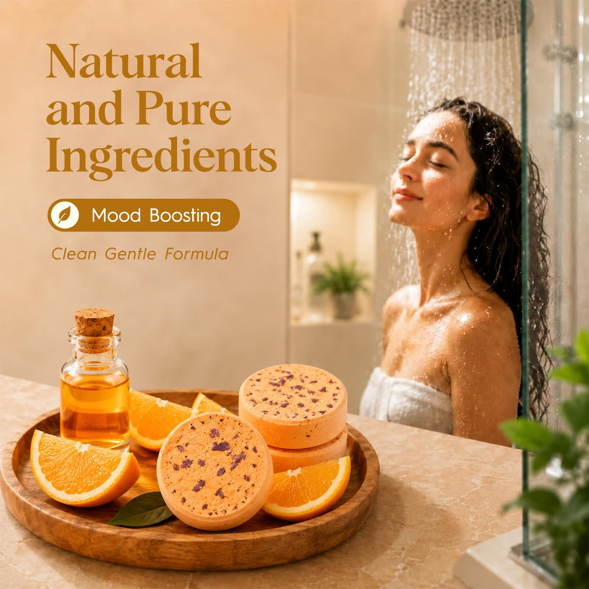 SWCANDY Sandalwood Shower Steamers 8 Pack, Home Spa Self Care