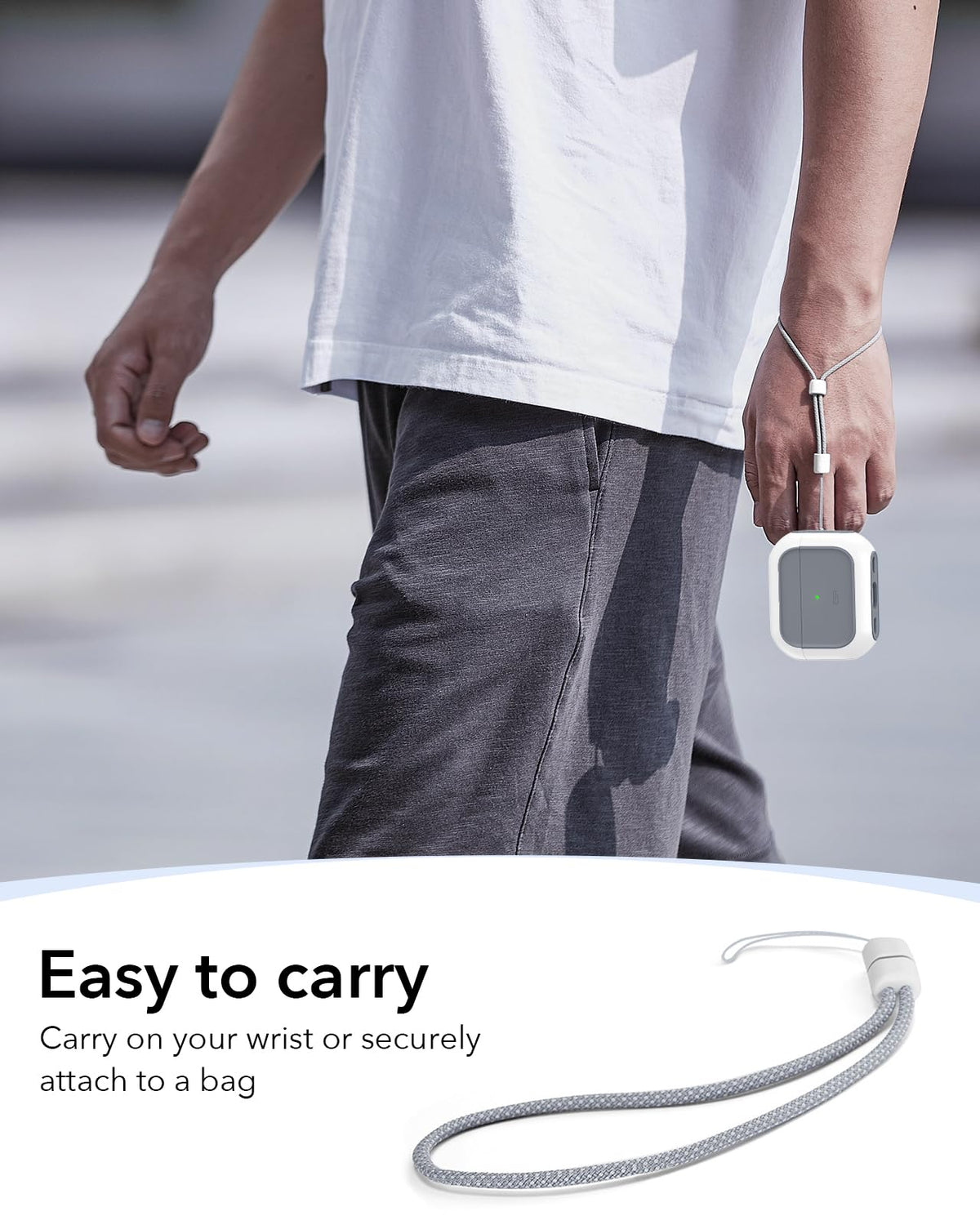 ESR for AirPods Pro 2 Case, Compatible with MagSafe, White