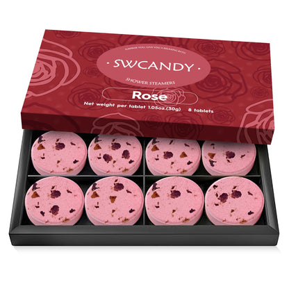SWCANDY Sandalwood Shower Steamers 8 Pack, Home Spa Self Care