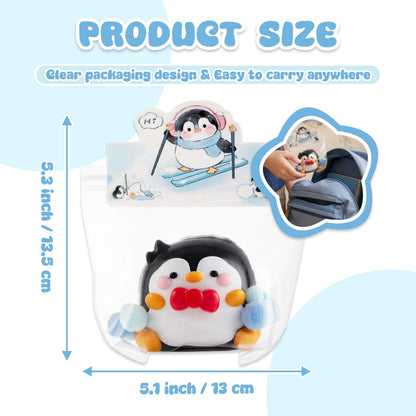 Handmade Taba Seal Squishy Stress Relief Toys - Ultra Soft Silicone Squeeze Toys for Kids & Adults, Reusable Non-Violent Squishy Toys for Stress Relief & Relaxation