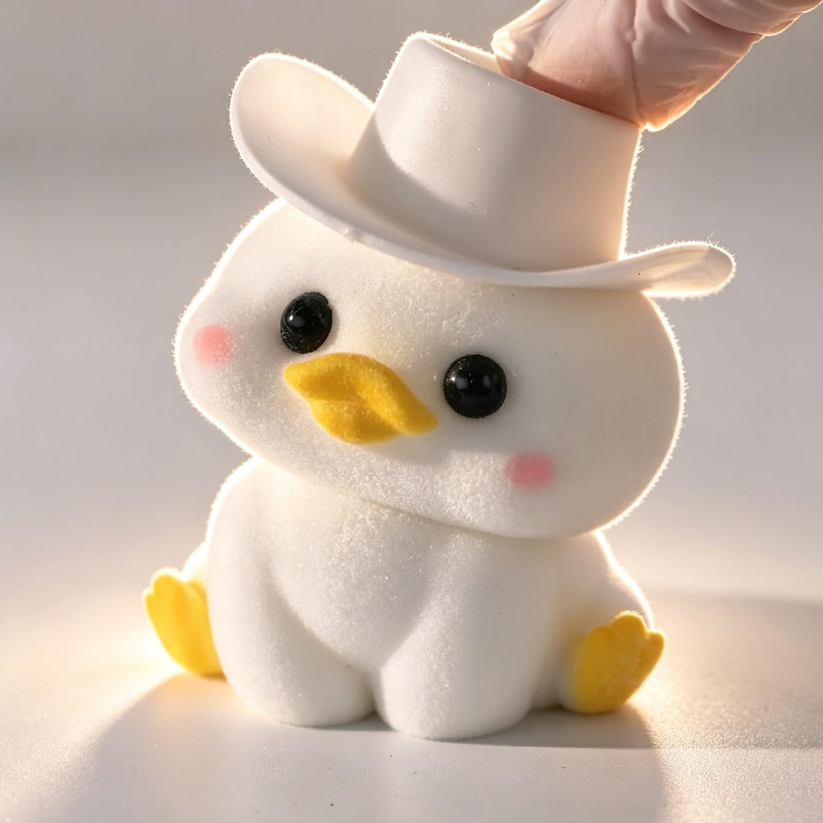 2-Pack Handmade Duck Chick Squishy Toys, Cute Stress Relief Squeeze Toys