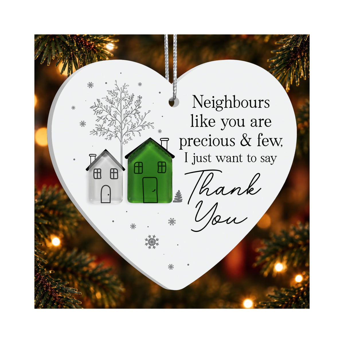 Real Sea Glass Friendship Ornament, for Women Birthday