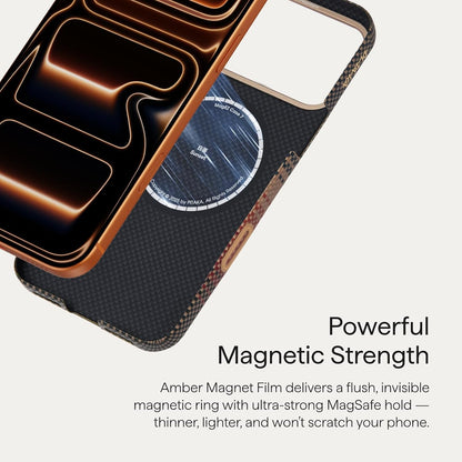 pitaka for iPhone 18 Pro Case 6.3" with Caseless Feeling, Abyss Blue