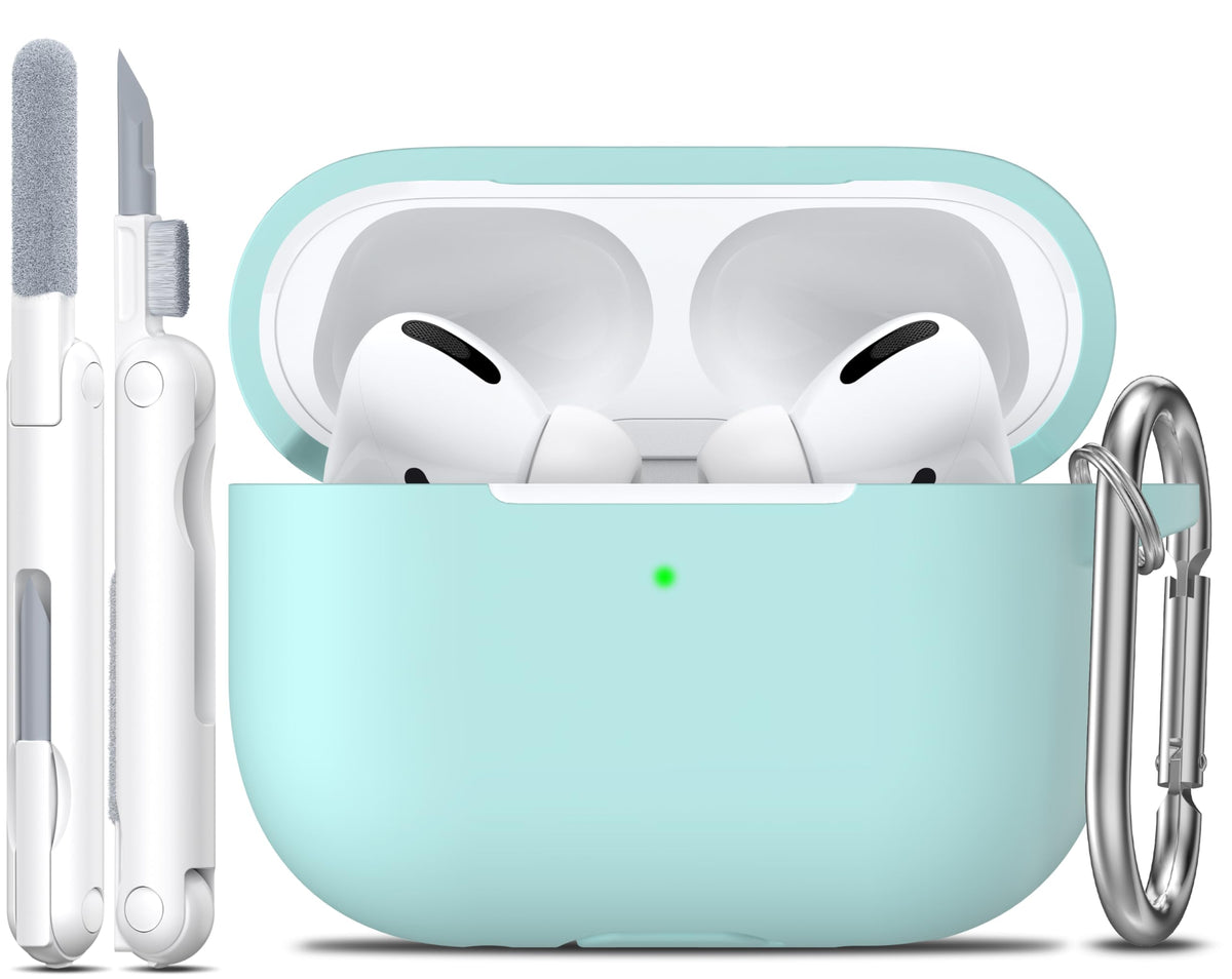 R-fun for AirPods 2nd/1st Case Silicone Cover, Banana Violet