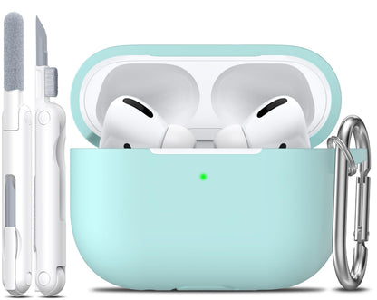 R-fun for AirPods 2nd/1st Case Silicone Cover, Banana Violet