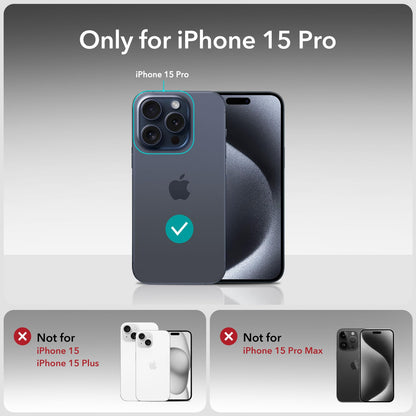 ESR 3 Pack for iPhone 17/iPhone 16 Pro Screen Protector, Align Frame