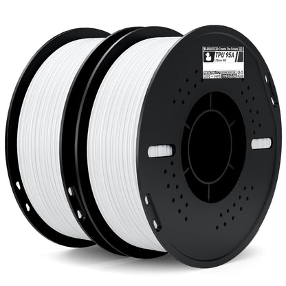 ELEGOO TPU 3D Printer Filament 1.75mm Black 1KG, 95A Flexible