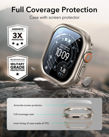 ESR for Apple Watch Ultra 4 (2026)/3/2/Ultra Case with Screen Protector
