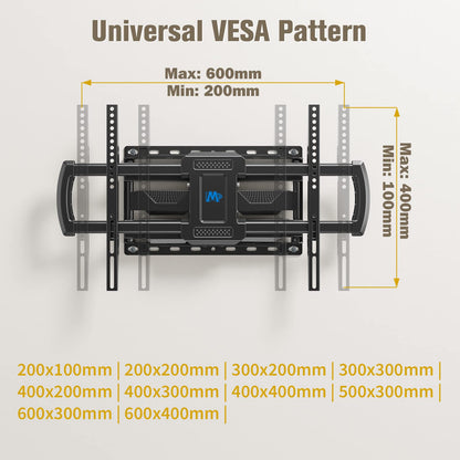 Mounting Dream Full Motion TV Wall Mount for Most 42-90 Inch TV Heavy Duty