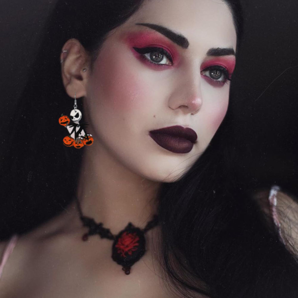 Halloween Earrings for Girls Matching Halloween Gothic Costumes