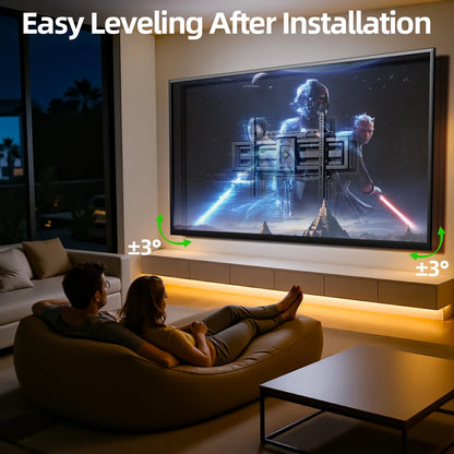 USX Mount Full Motion TV Wall Mount for 42-90 inch TV Holds up to 132lbs