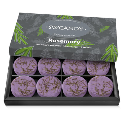 SWCANDY Sandalwood Shower Steamers 8 Pack, Home Spa Self Care