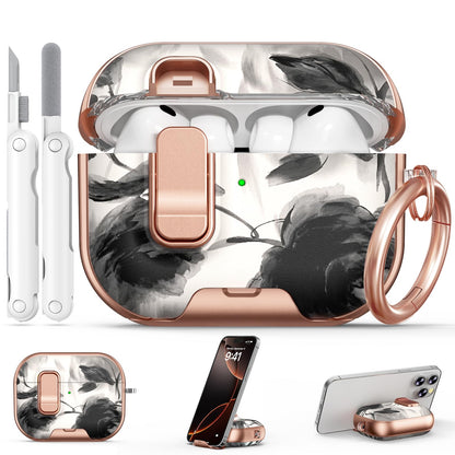 for AirPods Pro 2nd/1st Case (2023-2019)-Purple Bell Flower