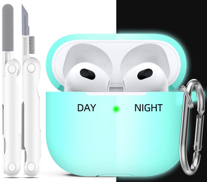 R-fun for AirPods 2nd/1st Case Silicone Cover, Banana Violet