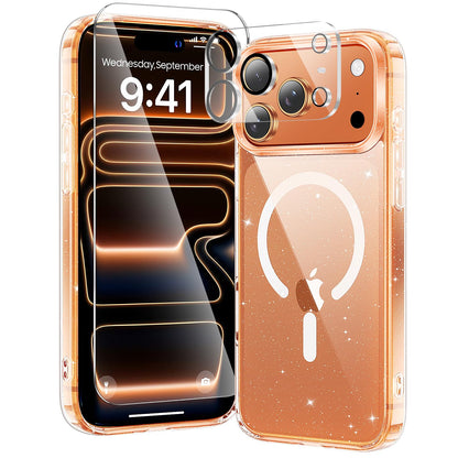 toushion 3 in 1 for iPhone 15 Plus Case Transparent