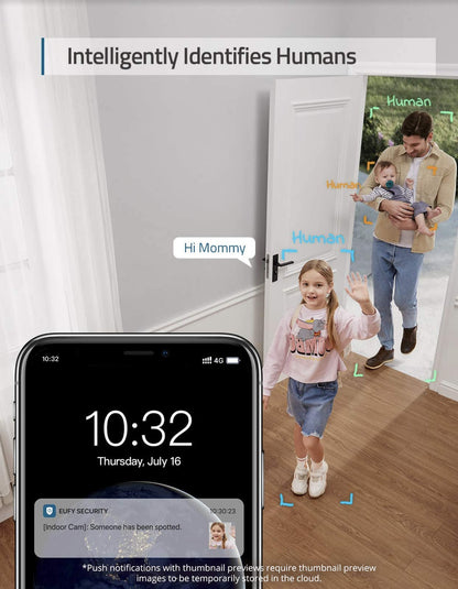 eufy Security Indoor Cam E220, Dog/Pet Camera, Pan and Tilt