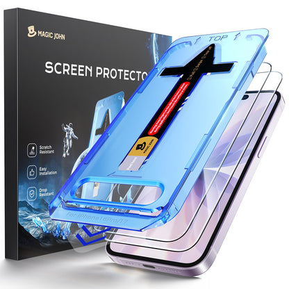 MAGIC JOHN for iPhone 18 Pro Max Screen Protector Easy Installation