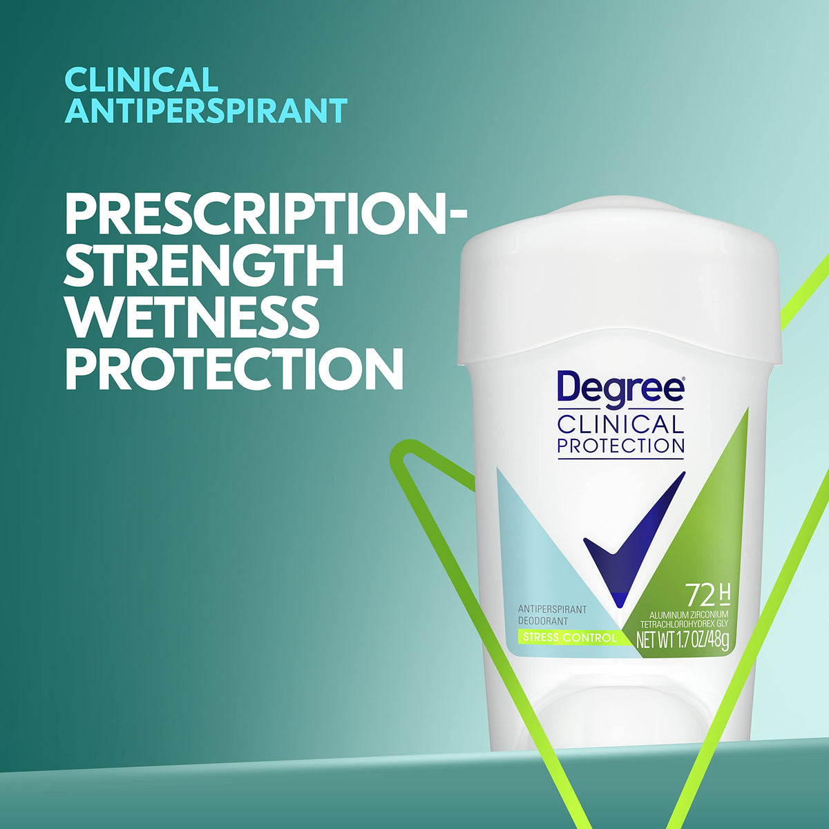 Degree Advanced Protection Antiperspirant Deodorant Vanilla & Jasmine 2.6oz