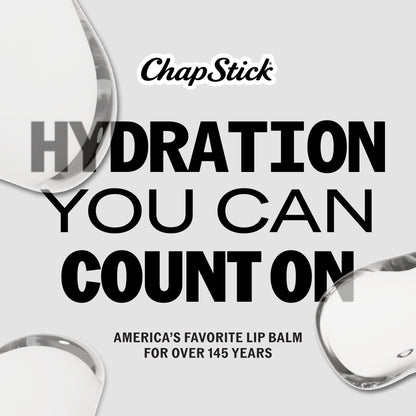 ChapStick Moisturizer Original Lip Balm Tubes, SPF 15 and Skin Protectant - 0.15 Oz (Pack of 3)