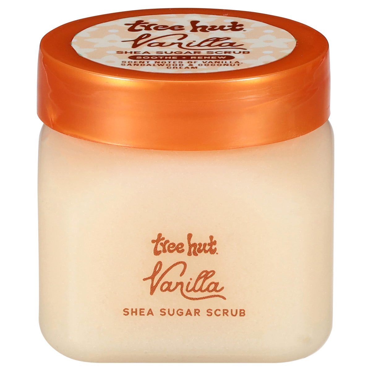 Tree Hut Vanilla Body Scrub, Exfoliating Sugar Scrub, Vegan, 18 Oz