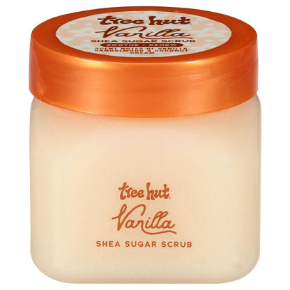 Tree Hut Vanilla Body Scrub, Exfoliating Sugar Scrub, Vegan, 18 Oz