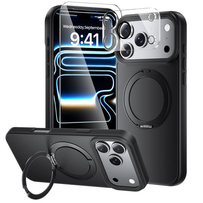 toushion 3 in 1 for iPhone 15 Plus Case Transparent