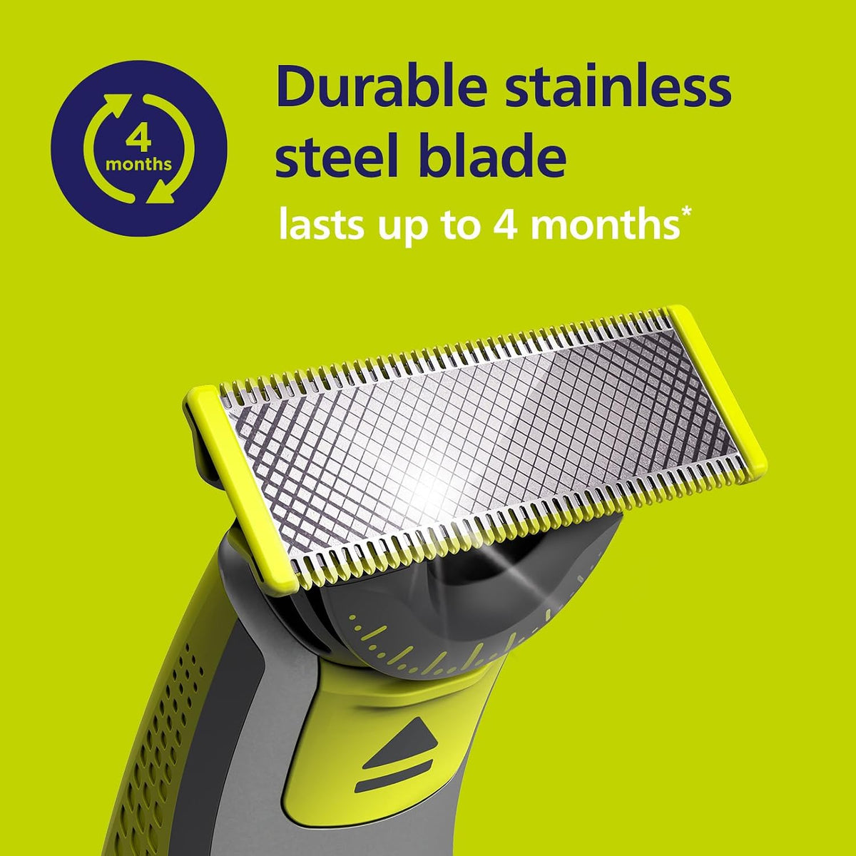 Philips OneBlade 5 Stainless Steel Original Replacement Blades Compatible with all OneBlade Electric Razors (model QP250/50)