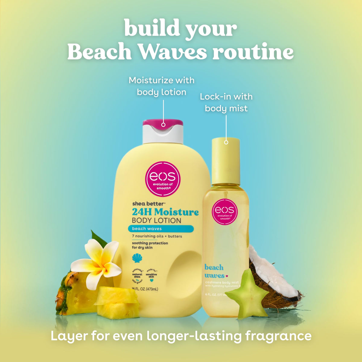eos Shea Better Body Lotion- Crème de Pistachio, Natural Shea, 16 fl oz