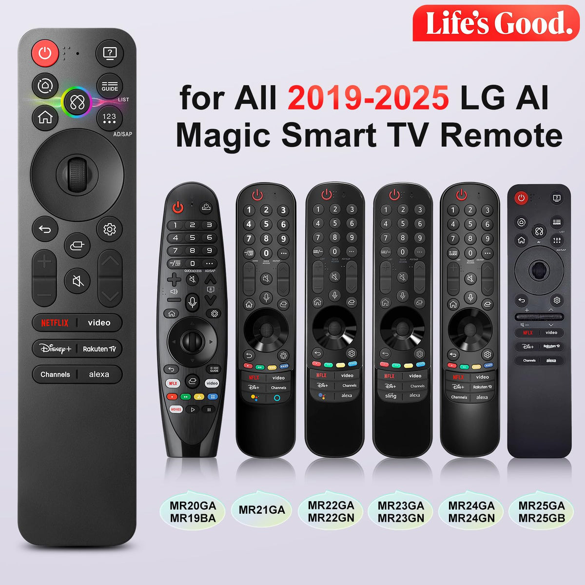 Universal Replacement for LG Smart TV Remote