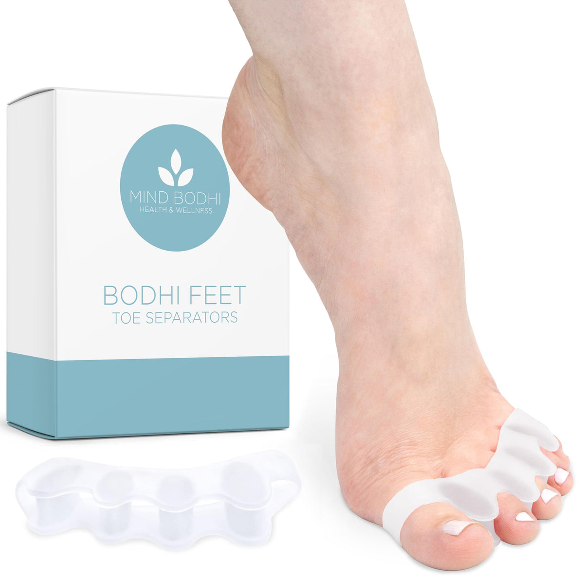 Mind Bodhi Toe Separators/Toe Spacers - Men & Women - Large Size - Blue