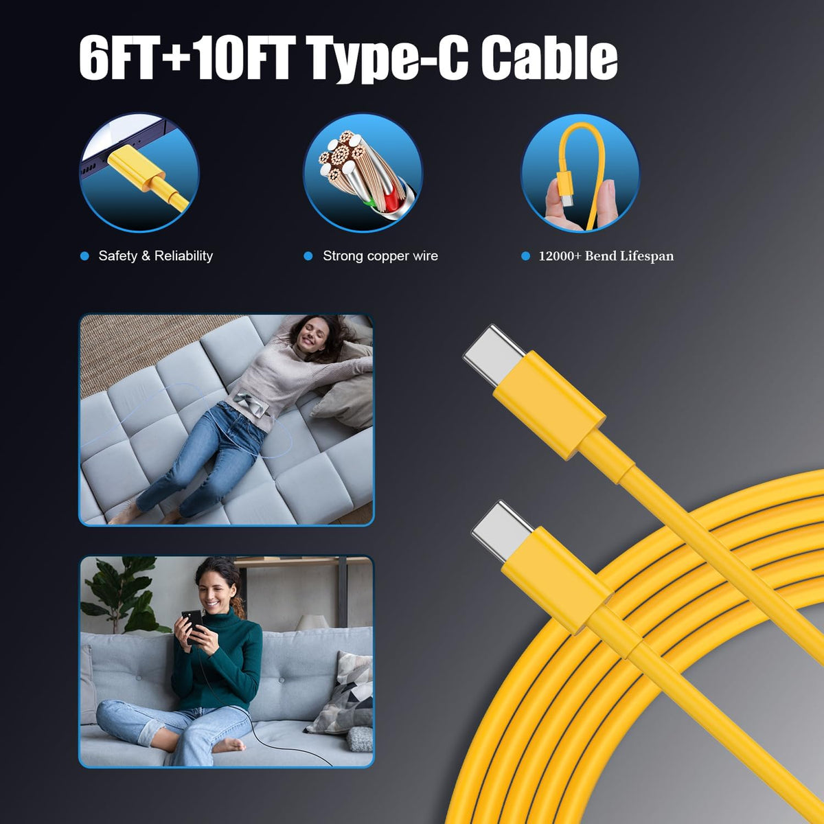 Type C Charger Fast Charging,4Pack 25W Super USB C Fast Charger Block