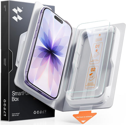 SMARTDEVIL 2 Pack Tempered Glass for iPhone 15 Pro Screen Protector