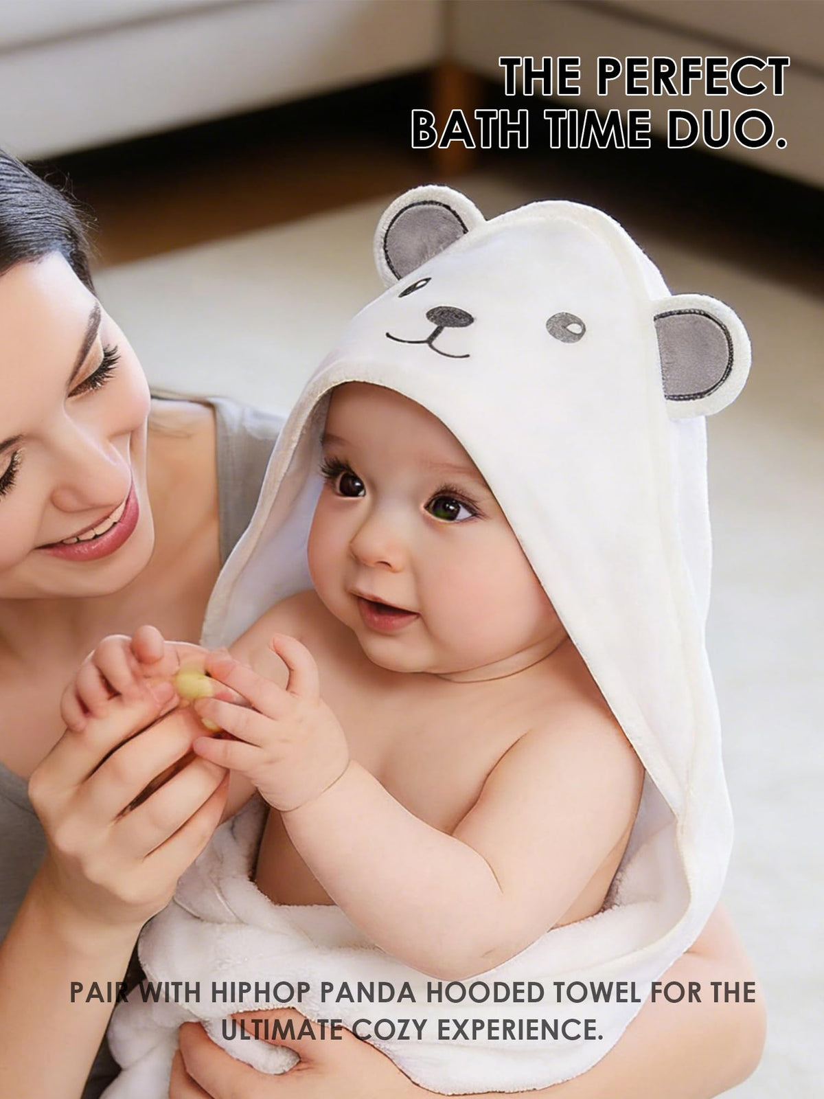 HIPHOP PANDA Soft Baby Washcloths, 2-Layer, 30 Pack Newborn Gift Set