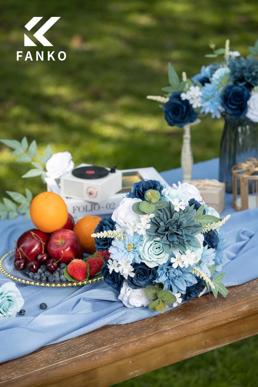 Fall Artificial Flowers DIY Bouquet Combo Faux Rose for Home Decor