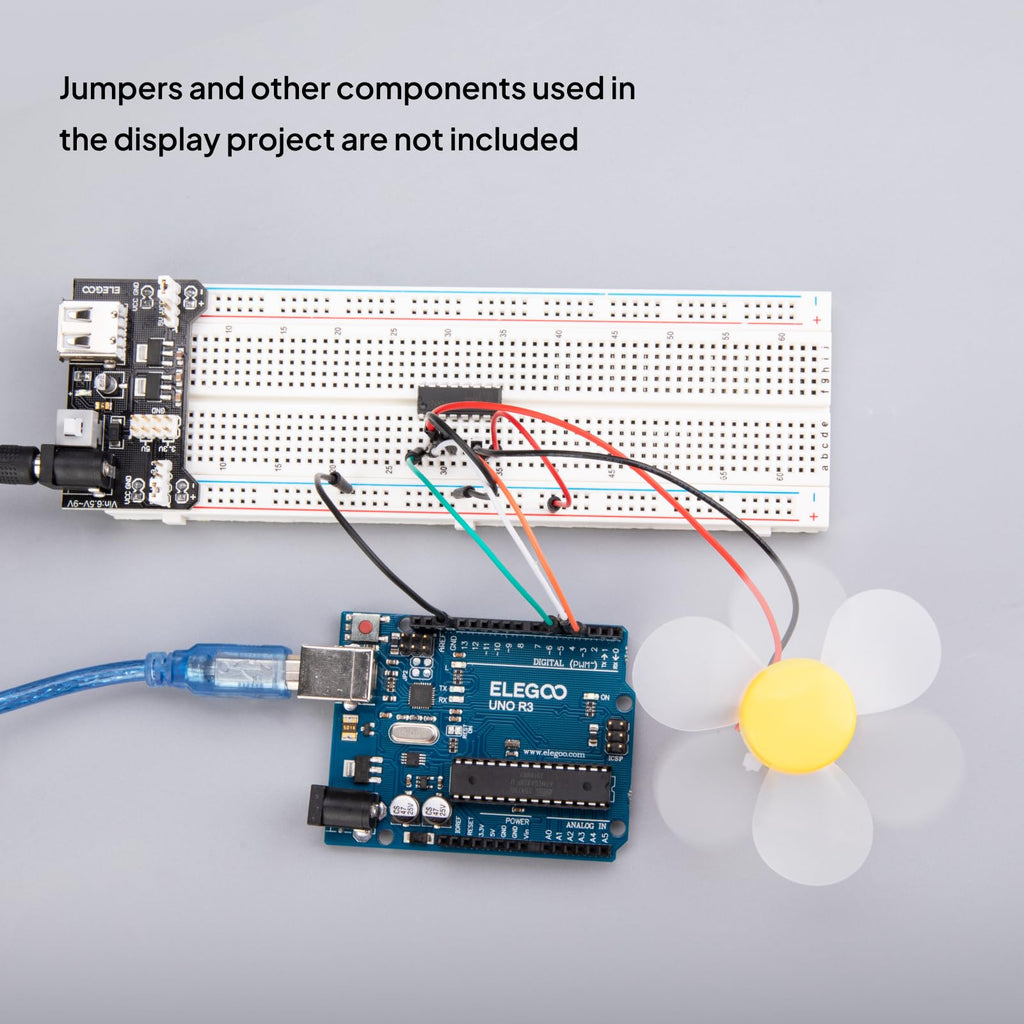 ELEGOO 3pcs Breadboard 830-Point Solderless Prototype PCB Board Kit