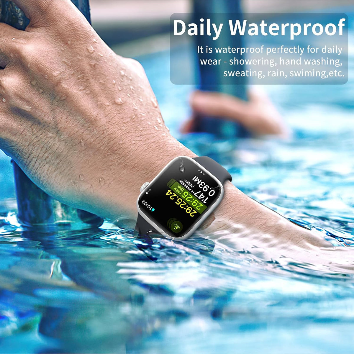 6 Pack Sport Silicone Bands Compatible with Apple Watch Band for Women Men